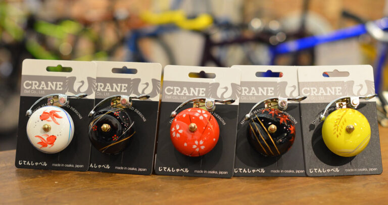 Sonnette Crane bell peinte à la main