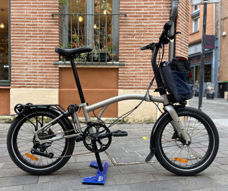 Brompton G Line M8 Traildust White porte-bagage - Occasion