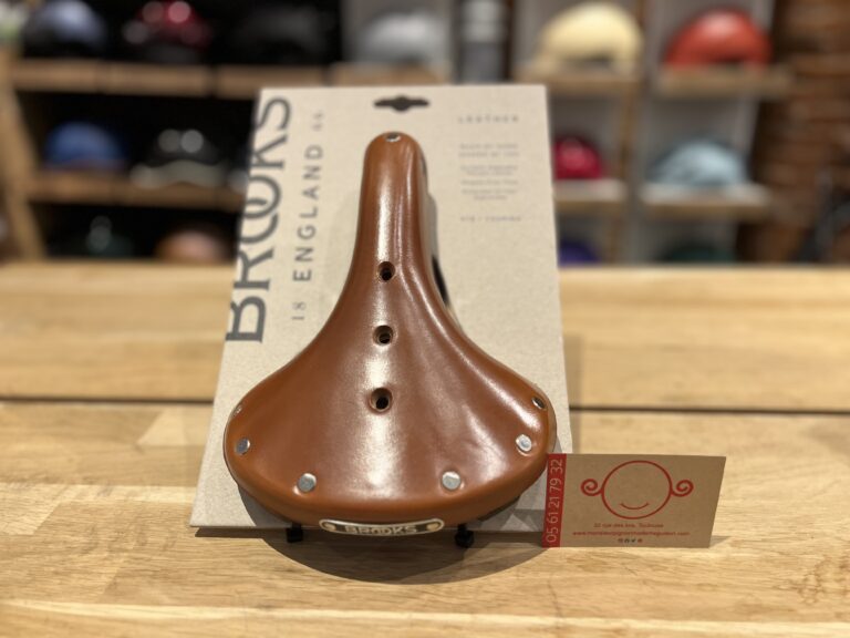 Selle Brooks Cuir B67 short Miele