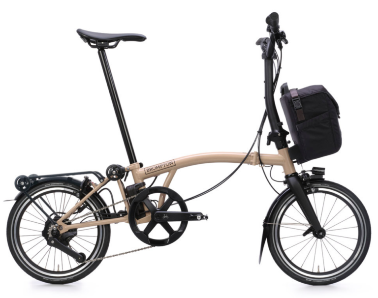 Brompton P line électrique M4 e-Motiq Dune Sand