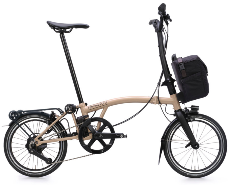 Brompton P line électrique H4 e-Motiq Dune Sand