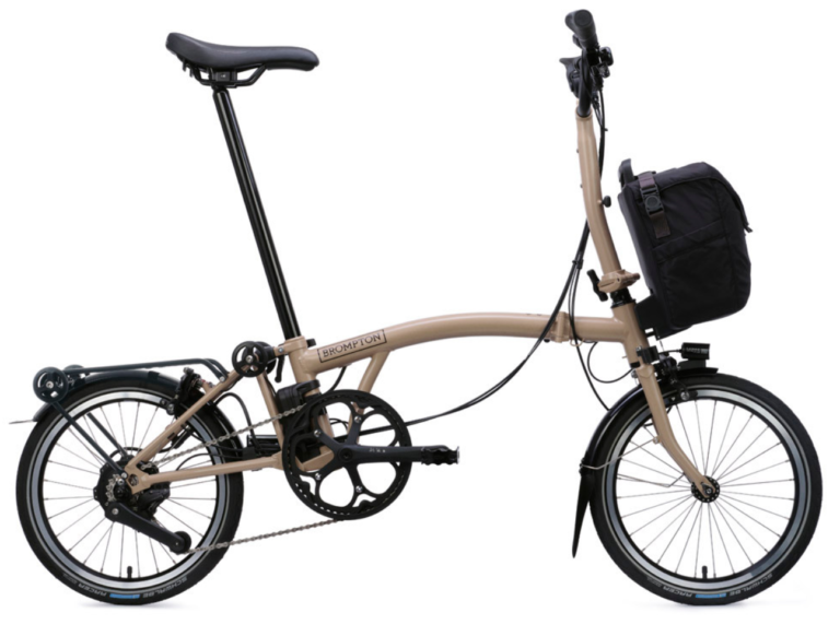 Brompton C line électrique M4  e-Motiq Dune sand