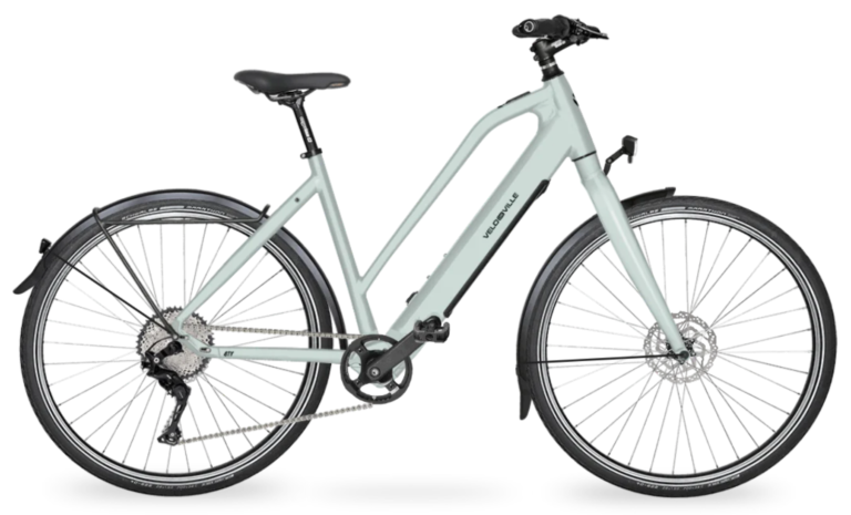 Vélo de ville 6TY moteur Fazua Ride 60 T46 Ice Blue brillant