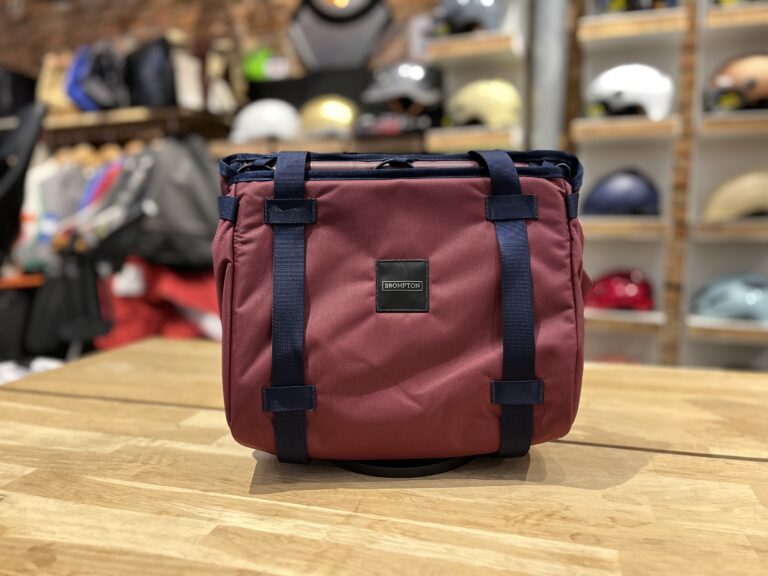 Basket Bag S + Brace+ Frame Brompton  bordeaux