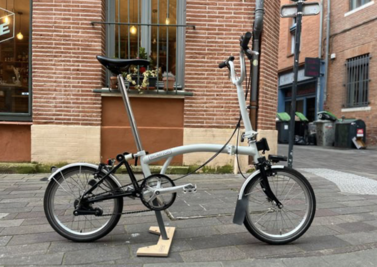 Brompton occasion A Line M3 Blanc